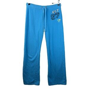 VTG Y2K Aeropostale Low Rise Flare Sweatpants S Fleece Embroidered Logo EST 87